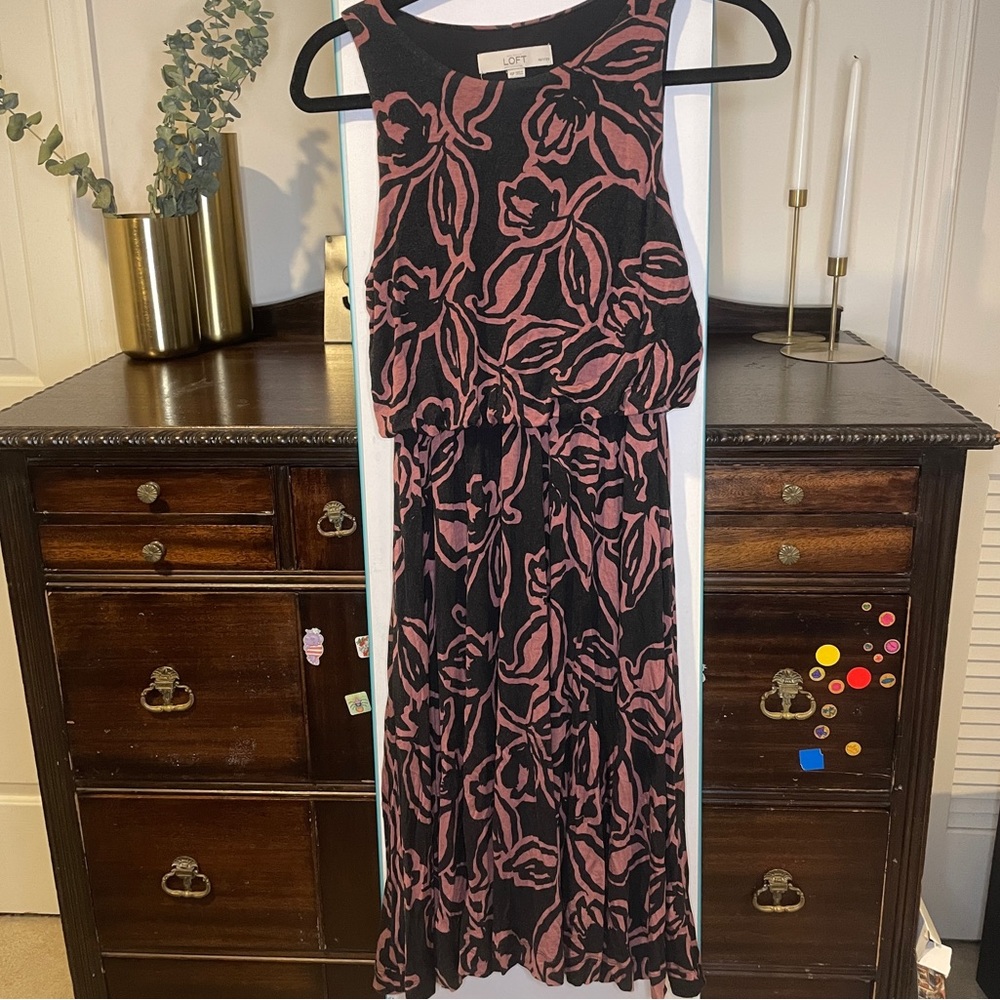 Loft soft dress. XS petite. worn twice